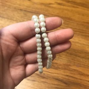 ⚡️Double Banded Faux Pearl Bracelet⚡️
